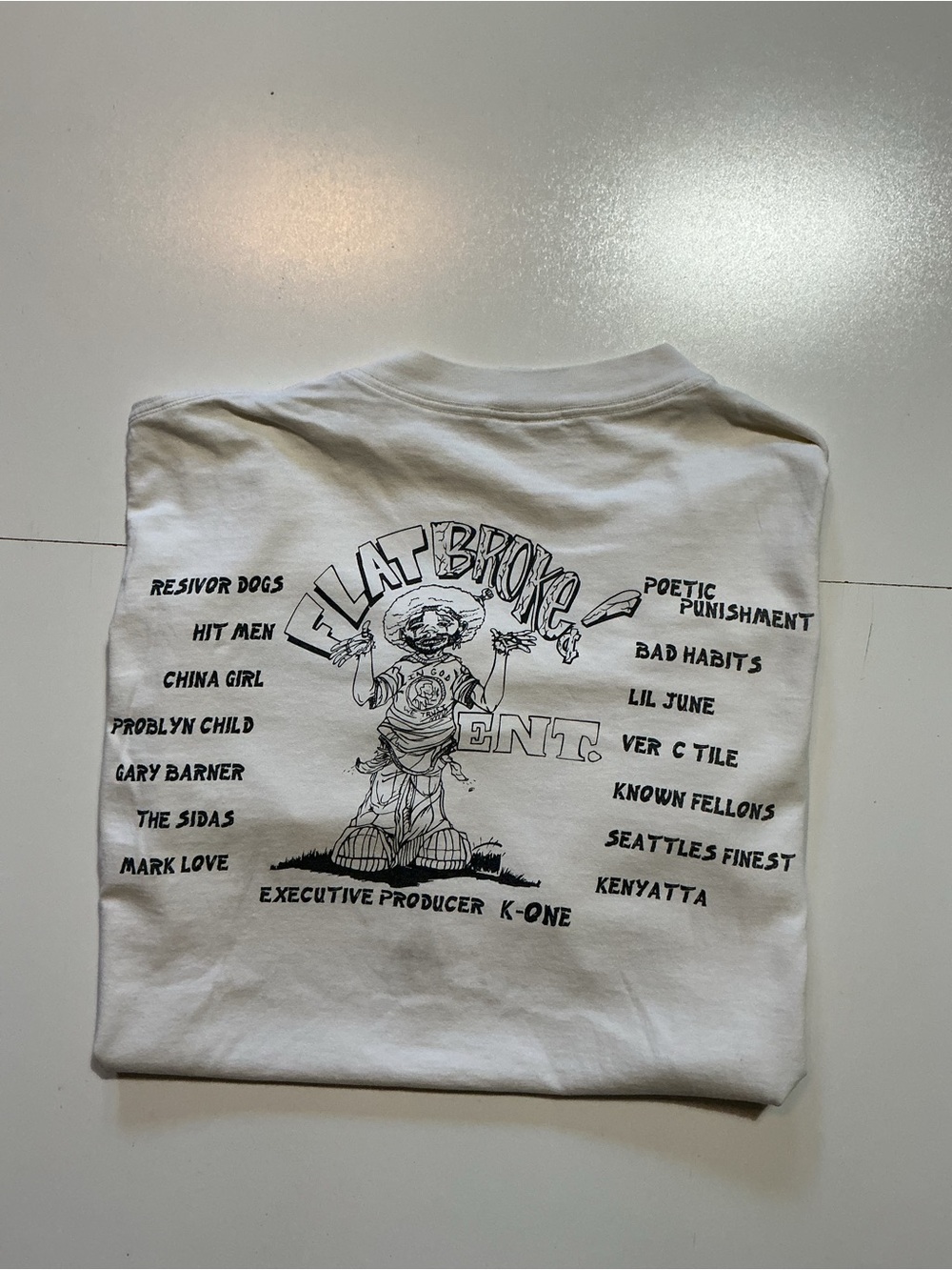 Vintage 1998 O.F.T.B. Operation From The Bottom Flat Broke Entertainment T-Shirt